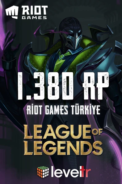 League Of Legends 1380 Rp Riot Points - 2