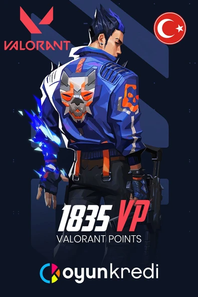 1835 Valorant Points TR