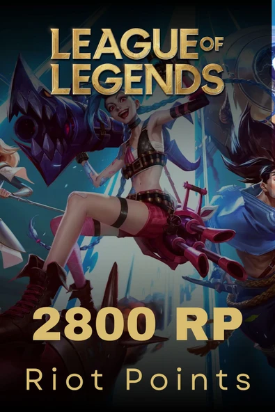 League Of Legends 2800 Rp Riot Points