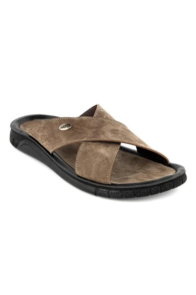 Muya Vegas 33301-695 Anatomik Taban Erkek Terlik Vizon 40-45