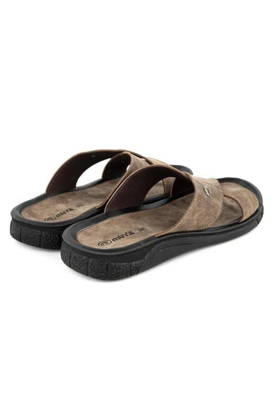 Muya Vegas 33301-695 Anatomik Taban Erkek Terlik Vizon 40-45 - 4