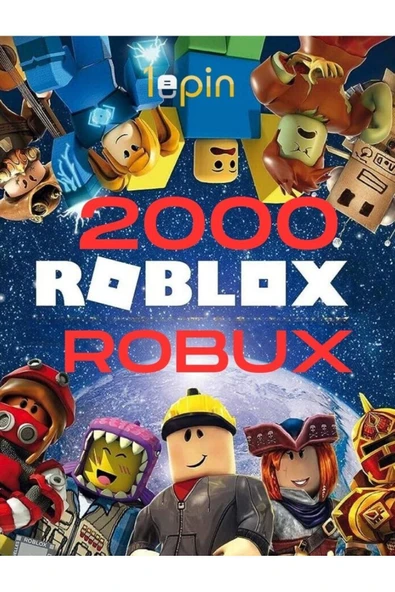 Roblox 2000 Robux Hediye Kartı ( 25 Usd )