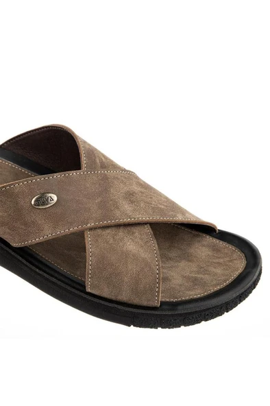 Muya Vegas 33301-695 Anatomik Taban Erkek Terlik Vizon 40-45 - 3