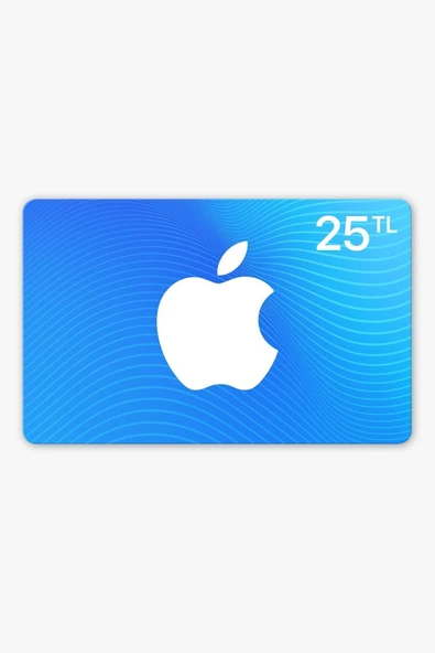 25 TL Tutarında App Store & iTunes Hediye Kartı