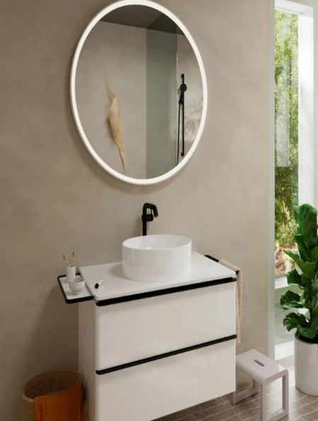 Hansgrohe Tecturis S Lavabo Bataryası 240 Mat Siyah 73370670 - 2