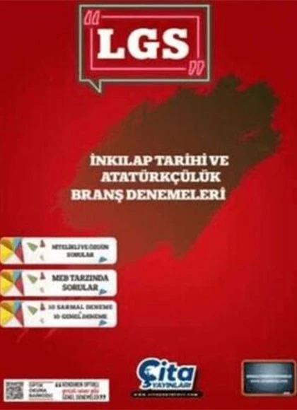 8. Sınıf İnkılap Tarihi Branş Denemeleri Çita Yayınları