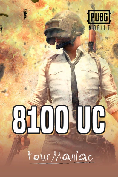 8100 UC Pubg Mobile E-Pin