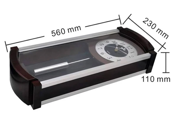Eastar Metal Kadranlı Duvar Saati A3042 - 2