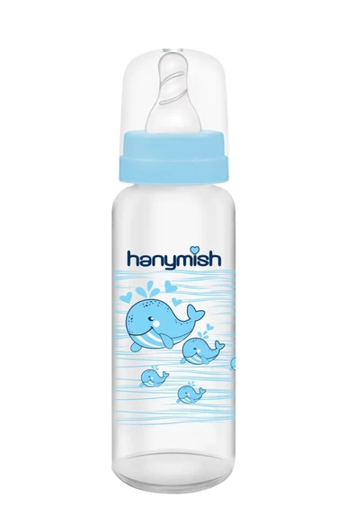 HANYMİSH  PP BİBERON 240 ML - MAVİ