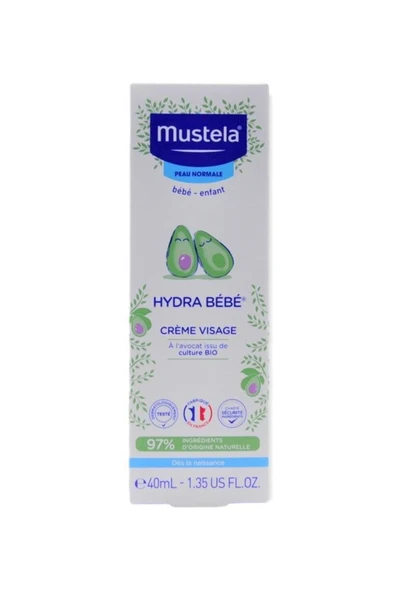 MUSTELA HYDRA BEBE FACE CREAM 40 ML