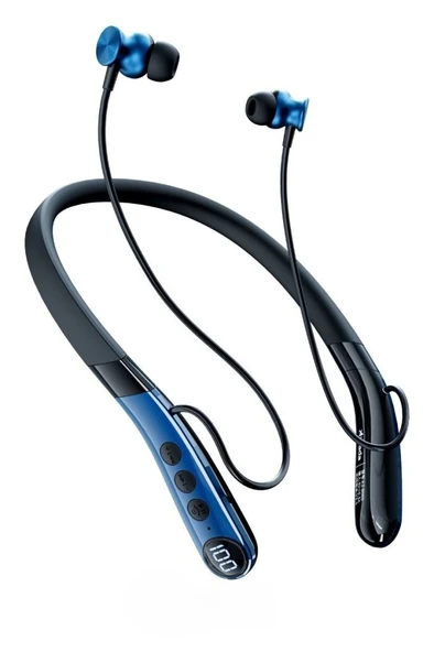 PDAteknoloji AZ-BN05 Boyun Askılı Bluetooth Kulaklık (400mah, 60 saat bekleme) ürün görseli 1