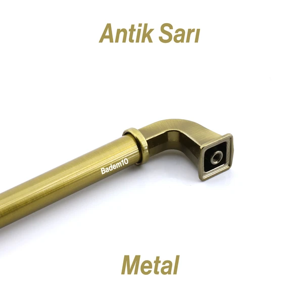 Alfa Metal Antik Sarı Kulp 160 mm-16cm Mobilya Çekmece Mutfak Dolabı Dolap Kapak Kulpları Kulb Kulpu - 3