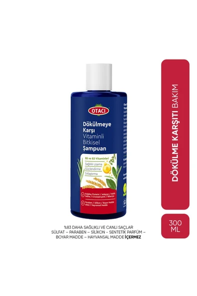 OTACI DÖKÜLMEYE KARŞI VİTAMİNLİ ŞAMPUAN 300ML