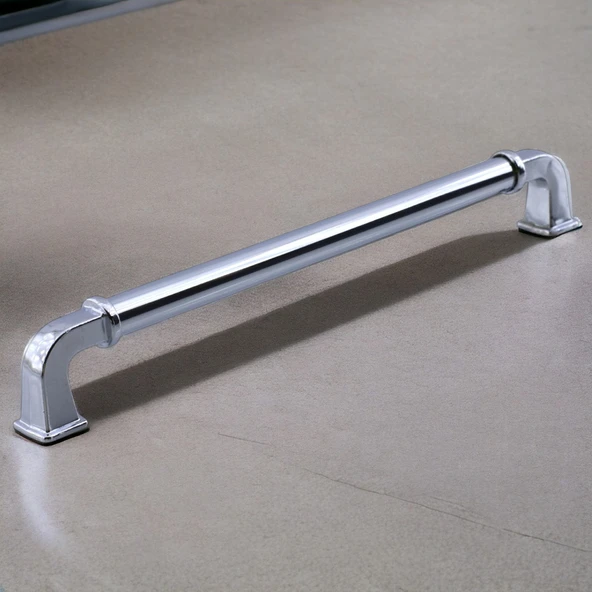 Alfa Metal Gümüş Krom Renk Kulp 192 mm Mobilya Çekmece Mutfak Dolabı Dolap Kapak Kulpları Kulb Kulpu - 5