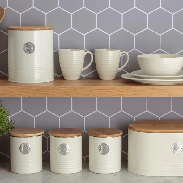 Typhoon 1401744 Living Serisi 3 Litre Kurabiye Saklama Kabı - Krem - 3