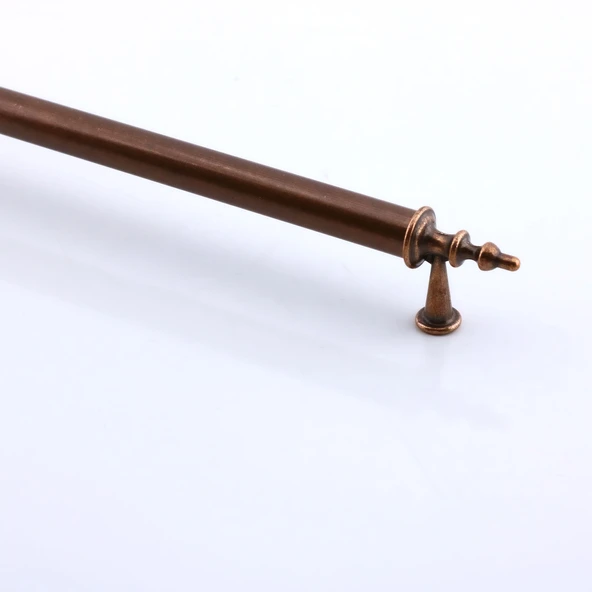 Ovacık Metal Antik Bakır Kulp 192 mm Mobilya Çekmece Mutfak Dolabı Dolap Kapak Kulpları Kulb Kulpu - 2