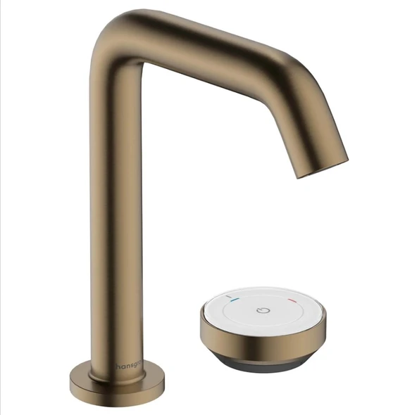 Hansgrohe TecturisS 2 Delikli Lavabo Bataryası 150 CoolStart Bronz 73353140