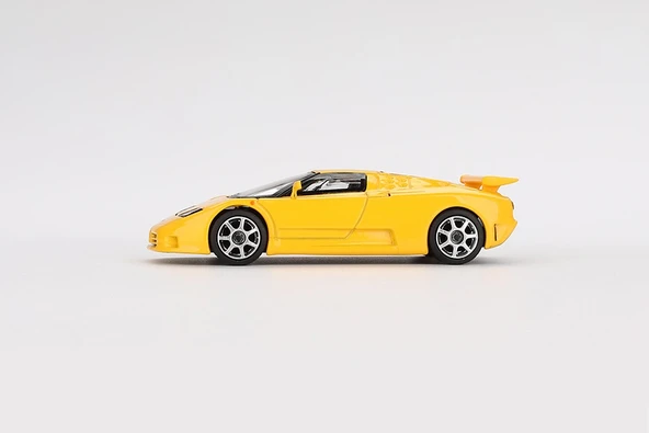 Mini GT 866 Bugatti EB110 Super Sport Giallo Bugatti 1/64 - Resim 3