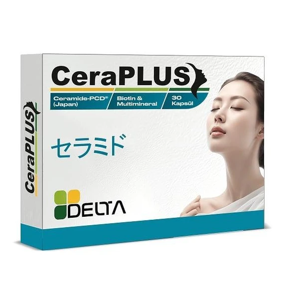 Delta Ceraplus Seramid Biotin Multimineral 30 Kapsül - SKT:03/2028