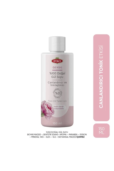 OTACI GÜL KÜRÜ %100 DOĞAL GÜL SUYU 150 ML