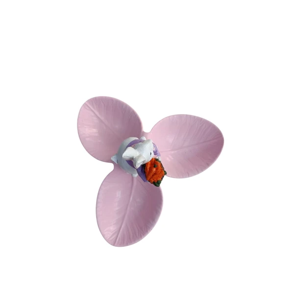 Paskalya Tavşan Tabaklı Sunum,Çerezlik - Kahvaltı - Kahve - Meyve Sunum Tabağı - 6