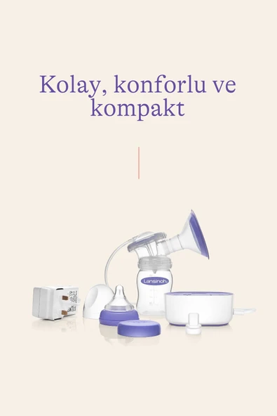 LANSİNOH KOMPAKT TEKLİ ELEKTRİKLİ GÖĞÜS POMPASI - 4
