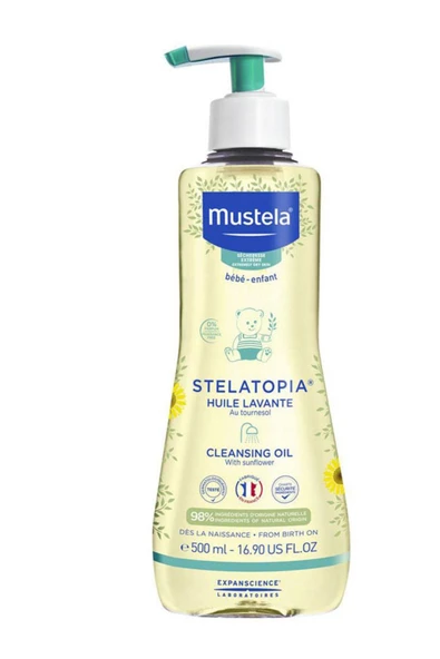 MUSTELA STELATOPİA HUİLE LAVANTE CLEANSİNG OİL 500 ML