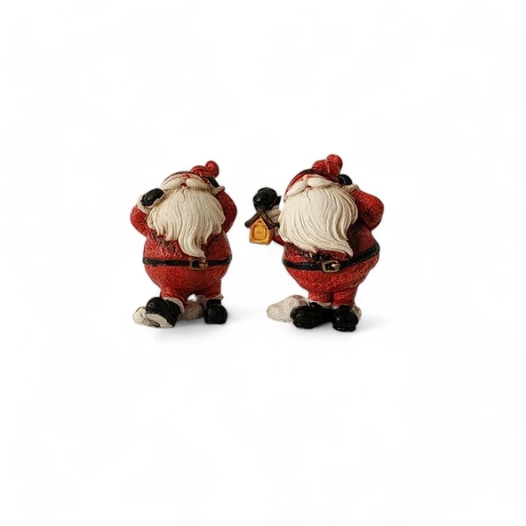 İkili Noel Baba 7x5 cm - 2