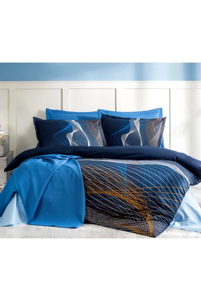 Resumo Çift Kişilik Yatak Örtülü Nevresim Takımı - Resim 3