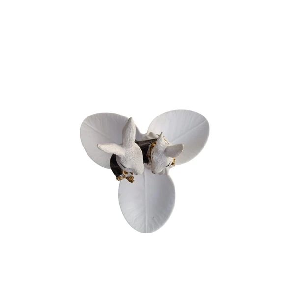 Paskalya Tavşan Tabaklı Sunum,Çerezlik - Kahvaltı - Kahve - Meyve Sunum Tabağı - 8