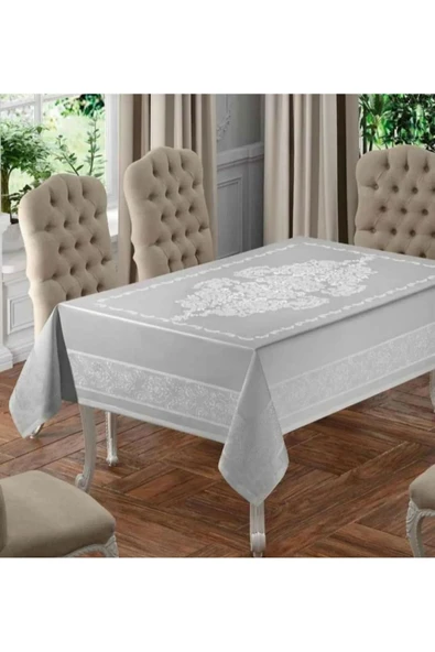 Jumbo Leke Tutmaz ve Su Geçirmez Avangarde Masa Örtüsü Battal Boy 160X260cm