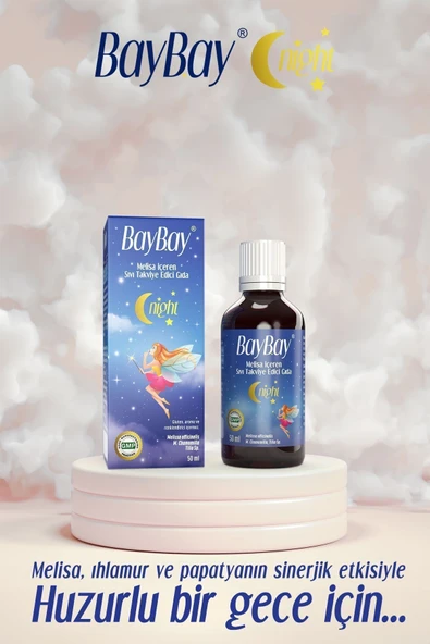 BAYBAY NİGHT MELİSA İÇEREN BİTKİSEL DAMLA 50 ML