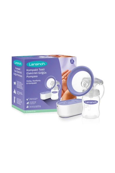 LANSİNOH KOMPAKT TEKLİ ELEKTRİKLİ GÖĞÜS POMPASI