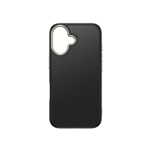 Apple iPhone 16 Plus Kılıf M-safe Şarj Özellikli Karbon Fiber Görünümlü Zore Antina Kapak - 6