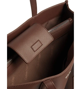 Calvin Klein Minimalist Tote Çanta - Günlük Kullanım için İdeal Deri Çanta - 5