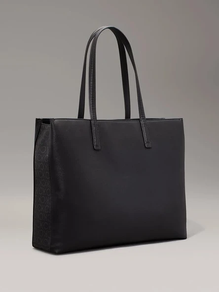Calvin Klein Minimalist Tote Çanta - Günlük Kullanım için İdeal Deri Çanta - 3