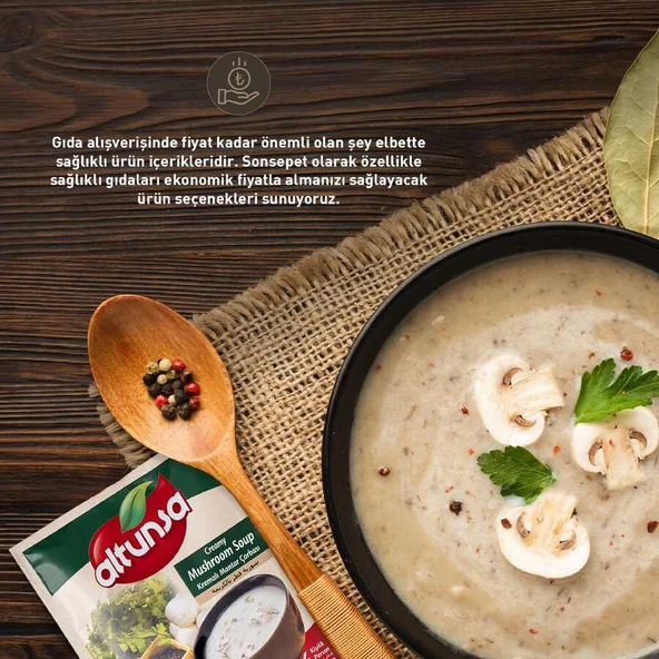 Altunsa Hazır Kremalı Mantar Çorbası 60 Gr 12 Lİ paket - 4