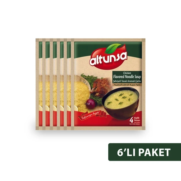 Altunsa Hazır Çorba Şehriyeli Tavuk 6 lı 60 Gr
