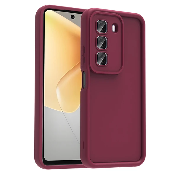 İnfinix Hot 50 4G Kılıf Mat Yüzeyli Kamera Korumalı Silikon Kapak (Ananas) ürün görseli