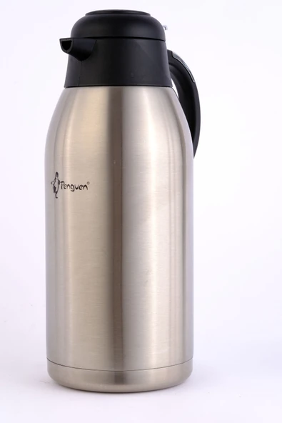 Penguen 1300B Mandallı 3 lt Çelik Termos - 7