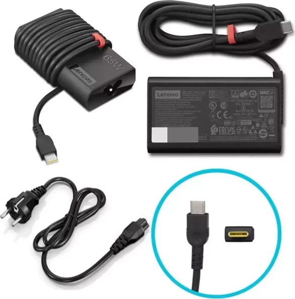Lenovo GX20Z46255 Slim 65W AC Usb-C Adaptör - ORJİNAL