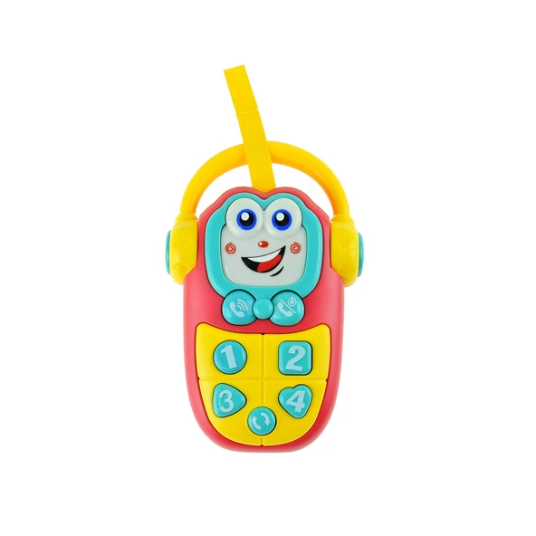 Oyuncak Telefon Gülen Telefon Işıklı Sesli 15 Cm