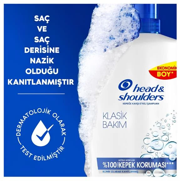 Head & Shoulders Klasik Bakım Şampuan Ekonomik Boy 800 ml - 3