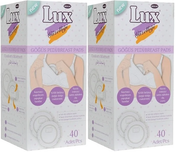 Lux Göğüs Pedi 80 Adet (2PK*40)