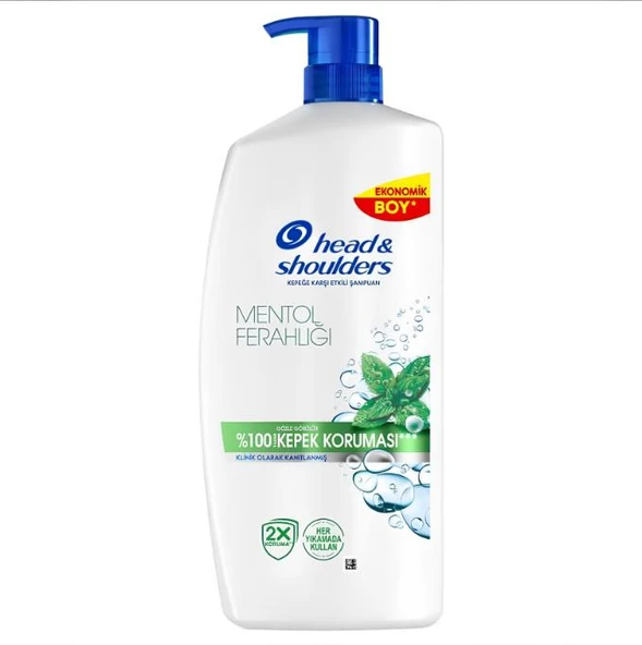 Head & Shoulders Şampuan Mentol Ferahlığı Ekonomik Boy 800 ml - 2