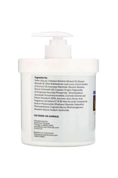 Advanced Clinicals Vitamin C Krem 454gr - 2
