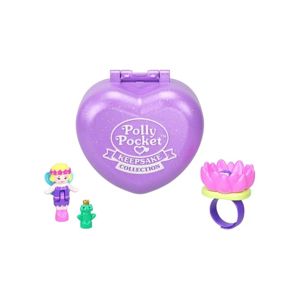 Polly Pocket Yüzük Kutusu Kalp JCB24 JCB26 Lisanslı Ürün - 3