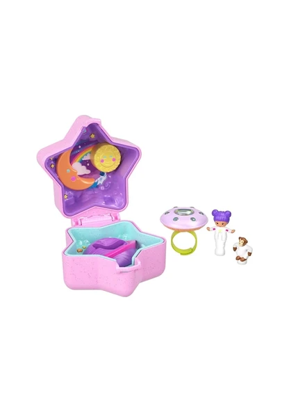 Polly Pocket Yüzük Kutusu Yıldız JCB24 JCB25 Lisanslı Ürün