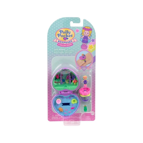Polly Pocket Yüzük Kutusu Kalp JCB24 JCB26 Lisanslı Ürün
