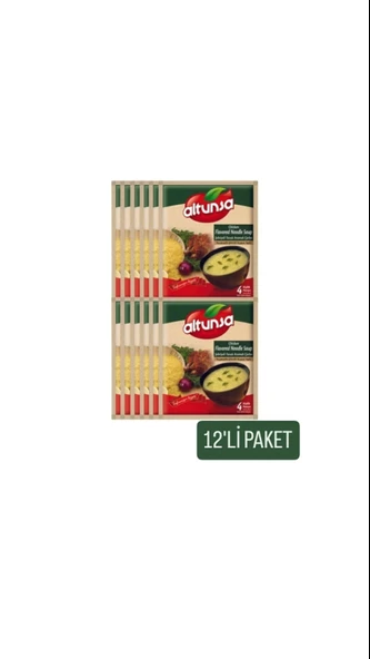 Altunsa Hazır Çorba Şehriyeli Tavuk 60 Gr 12 Lİ Paket